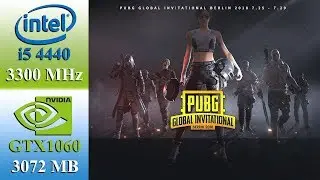PUBG ► Intel i5-4440 + Nvidia Asus GTX1063 - High 1080p