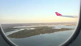 Qantas QF42 Jakarta to Sydney. Morning Landing in Sydney 28 Oct 2024