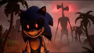 Sonic.EXE x Siren Head - STATIC TOWER (Official AI Horror Music Video)