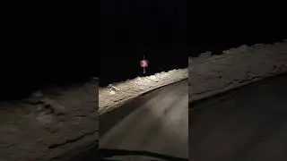 G&uuml;rcistan en tehlikeli dağ yolu gece ge&ccedil;tik