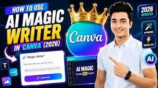 How to Use AI Magic Writer in Canva (2026) | Magic Write Text Generator