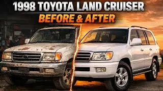ASMR Car Restoration! 1998 Toyota Land Cruiser Full Restoration ASMR