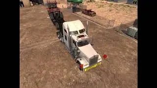ats double trailer reverse parking