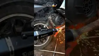 Ntorq Akrapovic Exhaust install fire Sound