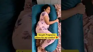 Pregnancy paridhabangal 😂 Pregnancy pillow me vs my husband 😂 #sagocouple #shorts #pregnancy #fun