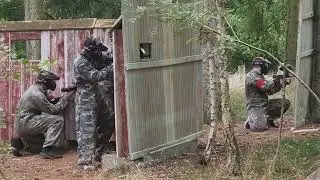 Paintball p&aring; &Auml;ventyrscampen i S&ouml;vde 