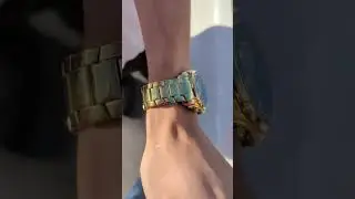 MICHAEL HILL DIAMOND WATCH WRIST ROLL