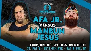 Afa Jr (C) VS Manbun Jesus (Outlaw Wrestling - 2023)