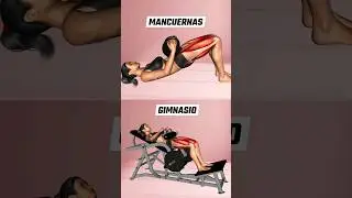 C&oacute;mo reemplazar las m&aacute;quinas del gimnasio con mancuernas en casa. ✅️