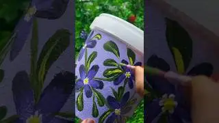 Recycling Empty Plastic Buckets #diy #plantpots #Acrylic #Painting |#shortsvideo #shorts #short