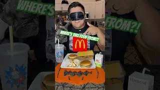 Дегустация блюд из McDonald&rsquo;s с завязанными глазами!
