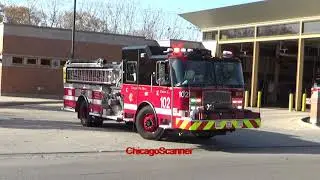 Chicago Fire Department Engine 102 Responding
