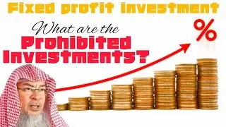 Are fixed profit investments permissible or riba? Types of prohibited investments assim al hakeem