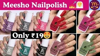 Shiny & Glitter Nail Polish💅| Perfect for Functions✨