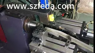 automatic hydraulic lathe machine rod peeling machine#lathemachine