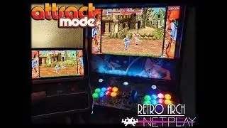 Attract Mode (Mode Netplay Retroarch) [Only pack 550Gb)