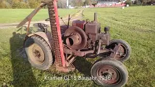 Kramer GL18 beim mähen