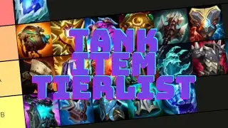 PATCH 14.1B TANK ITEM TIERLIST! (LEAGUE OF LEGENDS)