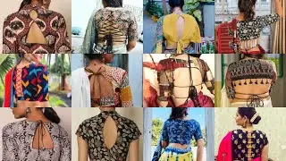 Summer Season Cotton febric Blouse Designs | Cotton saree Blouse design | cotton ke blouse designs☑️