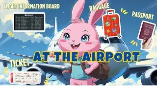 Kids Vocabulary Airport | At The Airport | Airport Song | Learn Airport Vocabulary