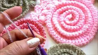 Freeform crochet #crochet  #crosetate #crochettutorial
