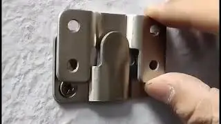 Interlocking Flush Mount Bracket Hooks | Heavy Duty Picture Frame Hanger #shorts
