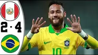 Brazil - Peru 4:2 All Goals  & Extended highlight 2020