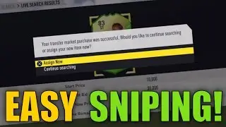 FIFA 17 - Best Trading Method RIGHT NOW! TOTW 10 Easy Sniping! (Best IF Sniping Method)