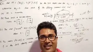 IITJEE Advance 2023 math solution | Matrix | Complex problem | Rajiv Patel