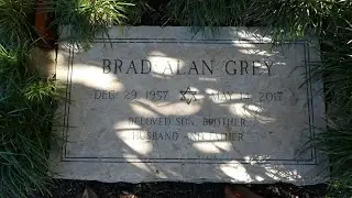 Producer Brad Grey Grave Hillside Memorial Park Culver City CA January 7, 2026