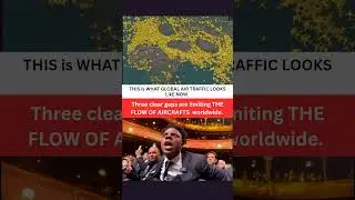 This is what global air traffic looks like now., #shortsfeed #youtubeshorts #shortsfeed
