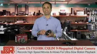 Casio EX-FH20BK EXILIM 9-мегапиксельная цифровая камера - JR.com