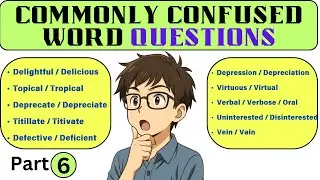 The Most Confusing Words in English ! (Part 6) | Avoid These Common Mistakes! #english #quiz