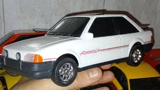 Miniatura Ford Escort Xr3 da Diverplas Virando Ford Escort Fórmula com Simples Customização