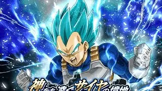 DBZ Dokkan Battle: Super Saiyan Blue Vegeta Boss Battle | SUPER 50 Stamina | NO ITEMS & STONES