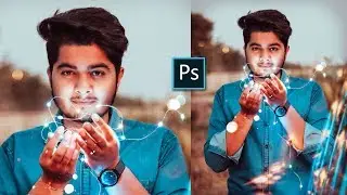 Fairylights Photo Editing in Photoshop + Free Luminescence v2 Camera Raw Preset