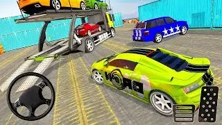 Real Car Transporter Truck 2019 - Multistory Car Transport Games - Android Gameplay