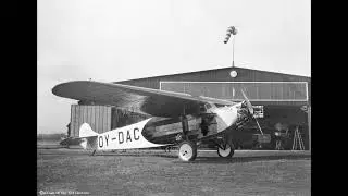 Danish Ai rLines Fokker F.VIIa