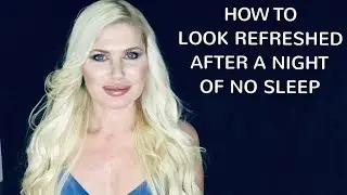 HOW TO LOOK GOOD AFTER NO SLEEP | MARA MARIE BEAUTY