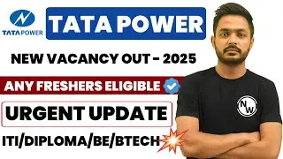Tata Power Recruitment 2025 | ITI/Diploma/B.tech | Tata Power Jobs 2025 | Tata Power Vacancy 2025 