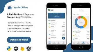 WalletWise - Android Expense Tracker App Template | Python, Kivy, Firebase & OpenAI