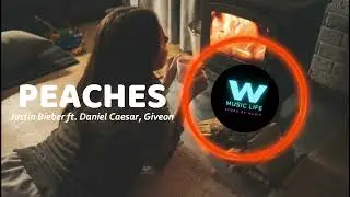 Justin Bieber - Peaches (audio spectrum) ft. Daniel Caesar, Giveon