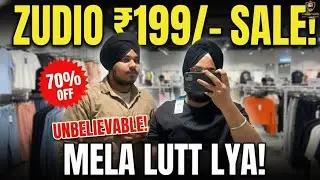 ZUDIO ₹199 SALE! 😱 Mela Lutt Lya! | Winter clothes Shopping Haul 2026 🛍️