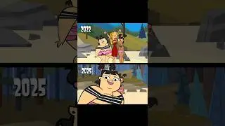 🌟Drama Total Todos Estrellados Intro 2022 vs 2025 #dramatotal #totaldramaallcrash #edit