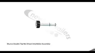 N1006573  - Shurco Double Flip Net Sheet Arm Roller Assembly.