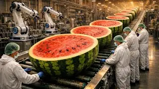Inside a Colossal Watermelon Factory (Process You&rsquo;ve Never Seen)