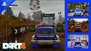 Metro 6R4, Peugeot 306 Maxi, Ford Sierra Coswoth RS500, Subaru Impreza 2001 | DiRT 4 🎮🏎