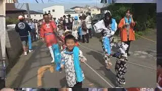 令和７年　寒川町岡田＜天の宮・菅谷神社＞神幸祭　天保神輿＝宮出・渡御 岡田5～2）