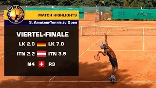 MATCH HIGHLIGHTS | LK 2.0 vs LK 7.0 | Viertelfinale | Amateur Tennis LK Turnier | NTRP 5.0