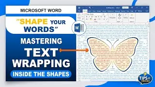 Mastering Text Wrapping: How to Wrap Text Inside Shapes in MS Word, Step by Step Tutorial